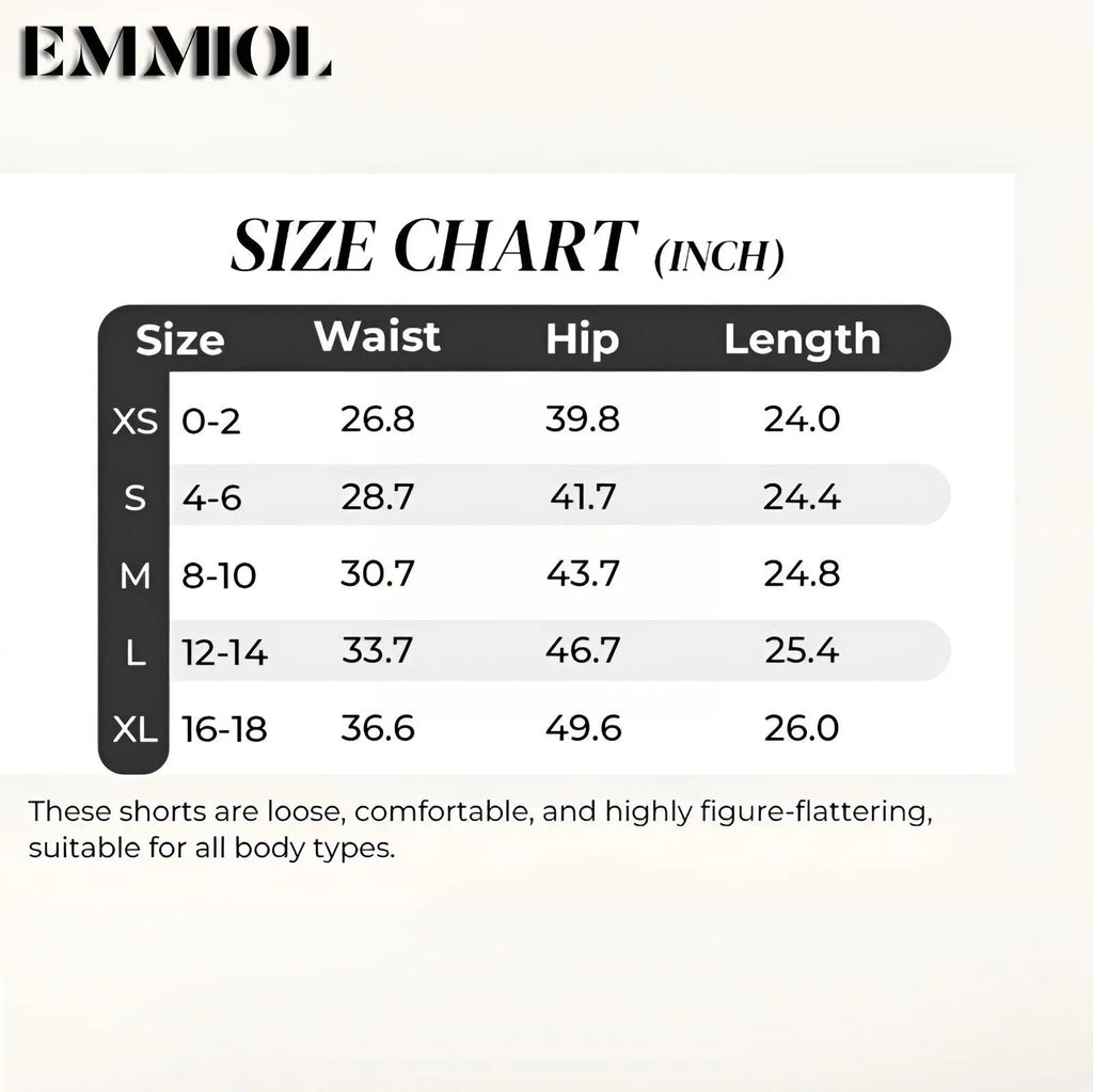 EMMIOL Jorts for Women Baggy Jeans Shorts Y2K Wide Leg Denim Shorts Grunge Streetwear Summer Vibes