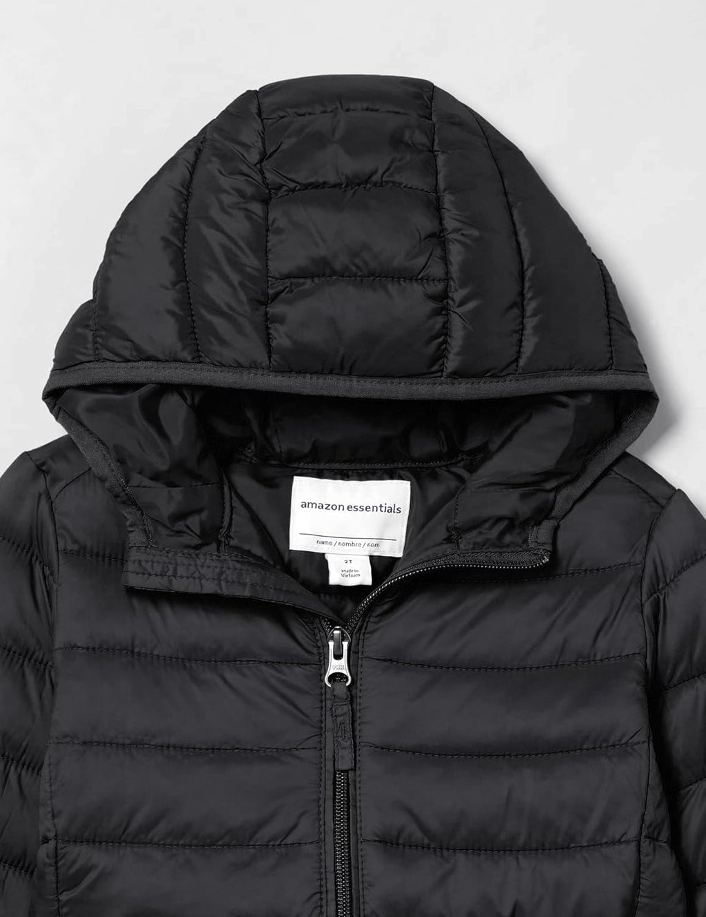 Boys and Toddlers' Lightweight Water-Resistant Packable Hooded Puffer Jacket, Insulated