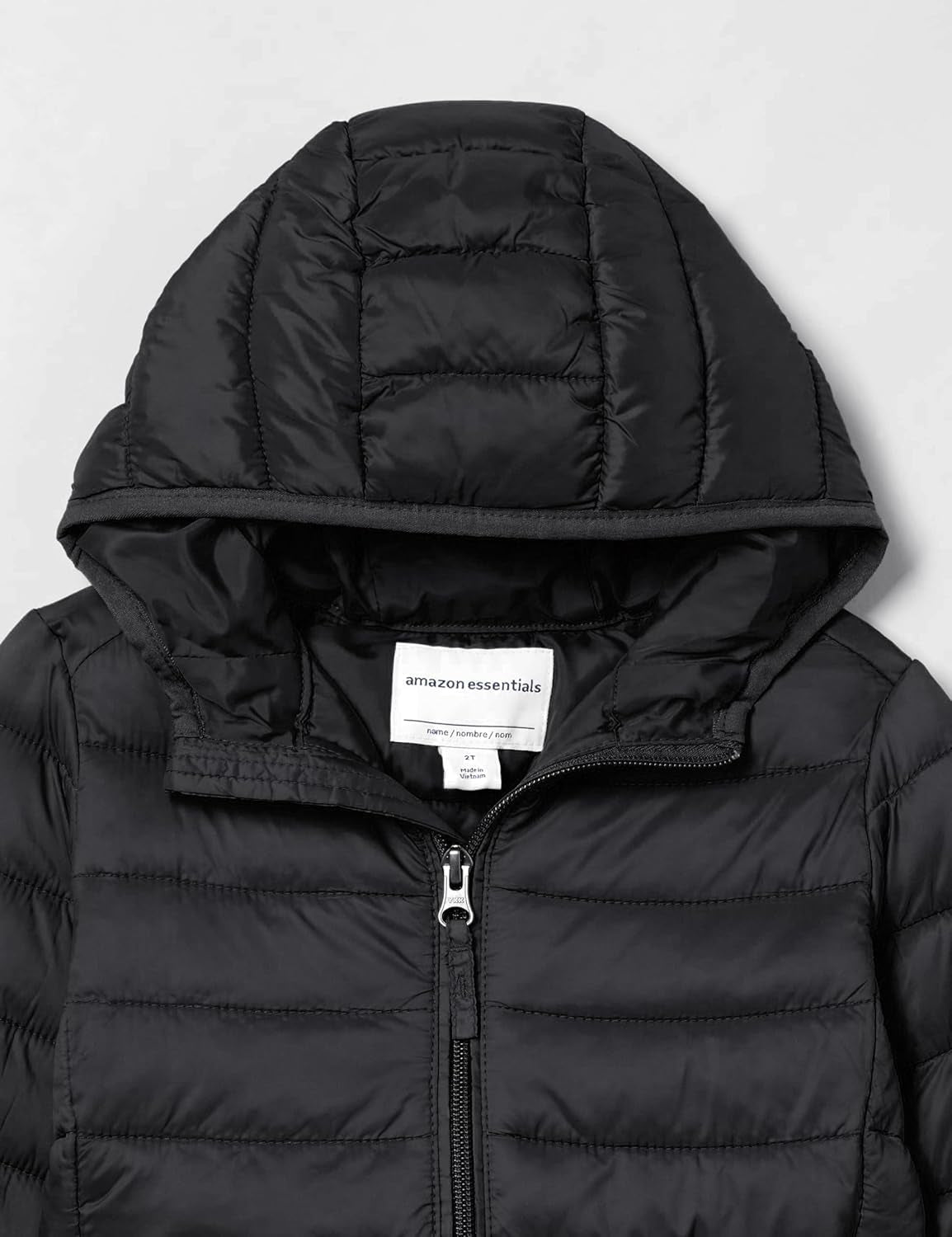 Boys and Toddlers' Lightweight Water-Resistant Packable Hooded Puffer Jacket, Insulated