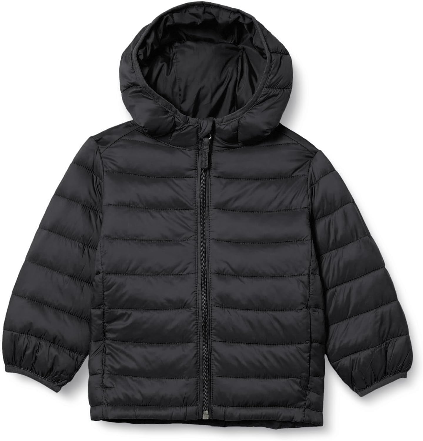 Boys and Toddlers' Lightweight Water-Resistant Packable Hooded Puffer Jacket, Insulated